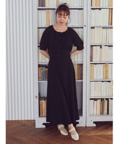 earth music&ecology ジャガードフレアスカート