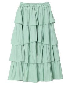 earth music&ecology フリルティアードスカート