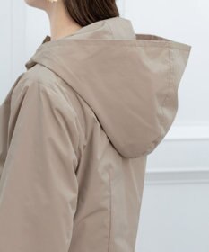 Tiaclasse 【洗える】撥水フードフレアコート