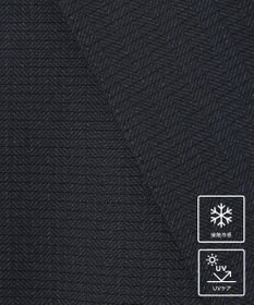 GOTAIRIKU 圧倒的清涼感・８つの夏機能【接触冷感/通気性/軽量/撥水…等】クールドッツ セットアップジャケット_ヘリンボーンプリント（25年モデル）