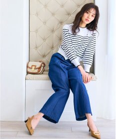 Feroux ロゴ刺繍ニット カーディガン