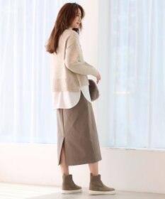 ANY 【WEB限定/洗濯機可能/ウエストゴム/ストレッチ/吸湿発熱】エニィーヒートスカート