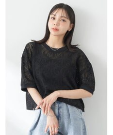 earth music&ecology レースプルオーバー