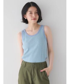 AMERICAN HOLIC 針抜きテレコボーダータンクトップ