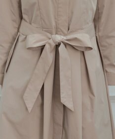 Tiaclasse 【洗える】撥水フードフレアコート