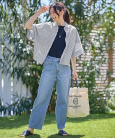 ANY 【手洗い可】コットンリネンブラウス