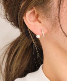 Phoebe リファインドビジューフロートイヤリング