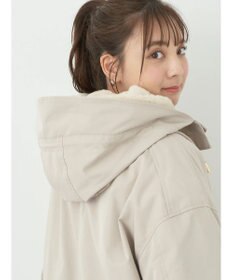 earth music&ecology マルチウェイマウンテンパーカー（ファー）