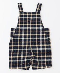 組曲 KIDS 【80-90cm】Check 長袖オーバーオール