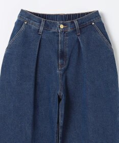 ANY L 【ウエストゴム】タックワイドデニム