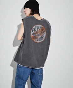 WEGO 【ユニセックス着用アイテム/手洗い可】ピグメントグラフィックノースリーブ