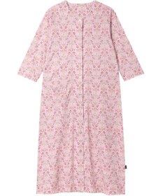 WACOAL ワンピース 綿100%(本体) 天竺素材 ミントン 7分袖 長袖 ロング丈 レディース NNT268 /ワコール