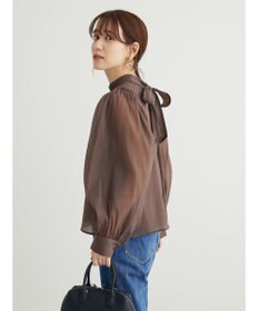 Green Parks ・ＥＬＥＮＣＡＲＥ　ＤＵＥ　バックリボンブラウス