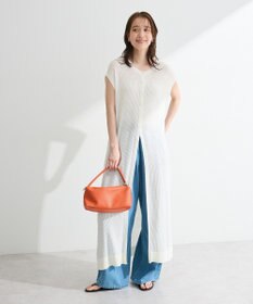 Green Parks 前後２ＷＡＹレイヤーニットワンピース