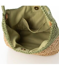 UNBILLION cachecache 切り替え編みワンハンドル2wayミニトート