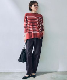 自由区 L 【19号サイズまで展開】ウスカルデニムダーツカーブ パンツ