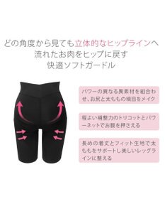 BRADELIS New York 【BRADELIS NewYork / 育尻STEP2・集めて寄せる】桃ソフトサポートガードル 1枚履き可能 補正 下着