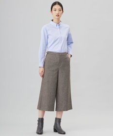 J.PRESS LADIES S 【WEB限定カラーあり】ツイードツイル キュロット パンツ