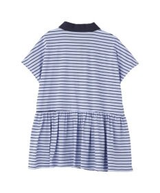 YECCA VECCA アシメボーダーポロシャツ