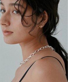 yoaa シルバー925 オープンハートネックレス