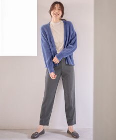 ANY L 【洗濯機可/ウエストゴム/２ＷＡＹストレッチ】テーパードパンツ