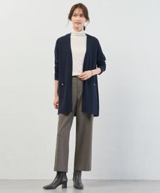 J.PRESS LADIES L KNIT BASIC ロング カーディガン