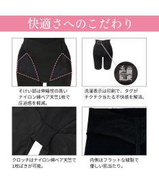 BRADELIS New York 【BRADELIS NewYork / 育尻STEP2・集めて寄せる】桃ソフトサポートガードル 1枚履き可能 補正 下着