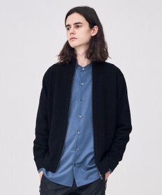 JOSEPH HOMME 【イージーケア】 ヴィスコースリンクス　ジップアップカーディガン