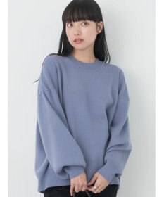 earth music&ecology アンチピリングバックスリットプルオーバー