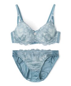 San-ai Resort（三愛水着楽園） 【WEB限定】【プチプラブラセット】純欲カラーヌーディーレーシーストリングブラ＆ショーツセット 【northerly】