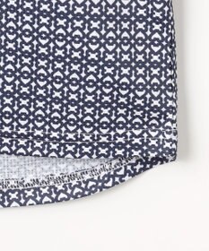 23区GOLF 【WOMEN】サンベールメッシュ モノグラムハーフジップ