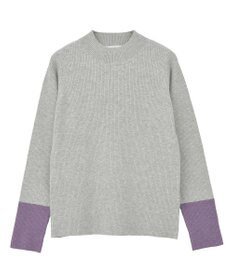 AMERICAN HOLIC バイパチ袖配色リブプルオーバー