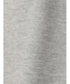 Green Parks ７分袖ラメ裏毛パフプルオーバー