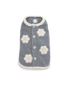 PET PARADISE ペットパラダイス 背中開き ベスト 《お花 アップリケ》 小型犬