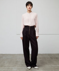 BEIGE， TERNES / フロントジップワイドパンツ