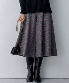 組曲 T/Rツイルストレッチ フレアパンツ