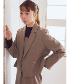 earth music&ecology ショートテーラードジャケット