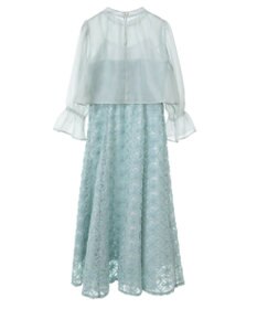 earth music&ecology SET2点シアーブラウス＋3Dレースワンピース