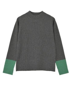 AMERICAN HOLIC バイパチ袖配色リブプルオーバー