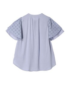 earth music&ecology レースラッフルブラウス