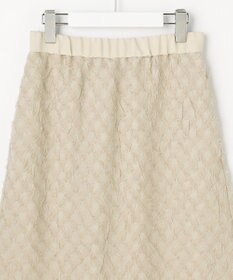 自由区 【セットアップ対応】ワッシャーカットジャカード スカート