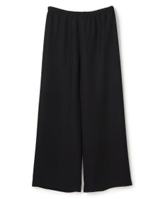 UNFILO 【ウエストゴム/セレモニー】ドライダブルクロス イージー ワイドパンツ