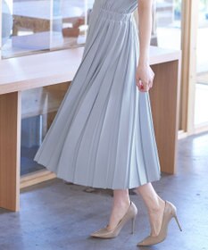 Tiaclasse L 【洗える】リボンタイプリーツワンピース