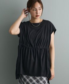 CRAFT STANDARD BOUTIQUE 布帛ウエストギャザー切替チュニック