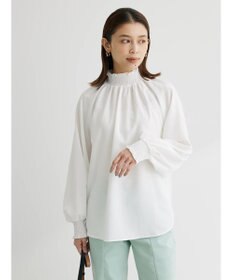 Green Parks ・ＥＬＥＮＣＡＲＥ　ＤＵＥ　シャーリングカラーブラウス