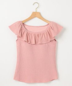 組曲 【組曲×setsuko sagittaire】カップ付きフリルTシャツ