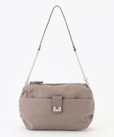 J.PRESS LADIES 【2way】ナイロンギャザー ショルダー バッグ