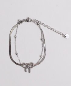 WEGO Lステンレスモチーフ2連ブレス