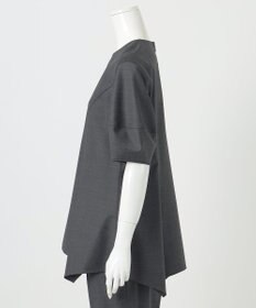 23区 L 【R(アール)】ウールトロストレッチ ランタンスリーブブラウス