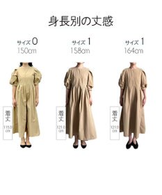 #Newans 【撥水加工/洗濯機可能】〈小柄さんにお勧め〉パフスリーブフレアワンピース